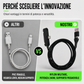 Cavo di ricarica rapida da 240 W con supporto pieghevole per smartphone