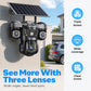 📡 OFFERTA LIMITATA 70% DI SCONTO! ⚡ Telecamera di Sicurezza WiFi Solare a Triplo Obiettivo – Smart, Wireless, Per Ogni Clima ☀️