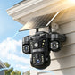 📡 OFFERTA LIMITATA 70% DI SCONTO! ⚡ Telecamera di Sicurezza WiFi Solare a Triplo Obiettivo – Smart, Wireless, Per Ogni Clima ☀️