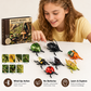 Set di Insetti Alati a Molla con Schede Educative