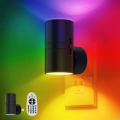 Luce Notturna LED RGB con Cambiamento di Colore a Spina