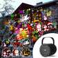 Proiettore luminoso natalizio USB con 16 motivi