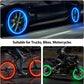 Tappi Valvola Fluorescente per Pneumatici Auto