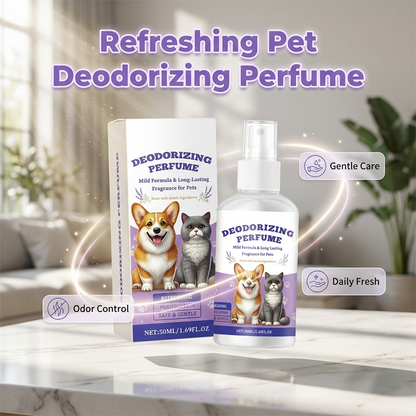 🌸 Spray Profumato Deodorante per Animali | Nebbia Rinfrescante per il Pelo