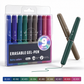 Set di 9 Penne Gel Cancellabili a Colori