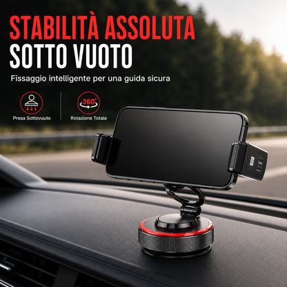 Supporto Telefono Con Ventosa Magnetica Rotante