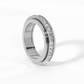 📢📢50% DI SCONTO!!! 🎅Anello girevole in acciaio al titanio con zircon