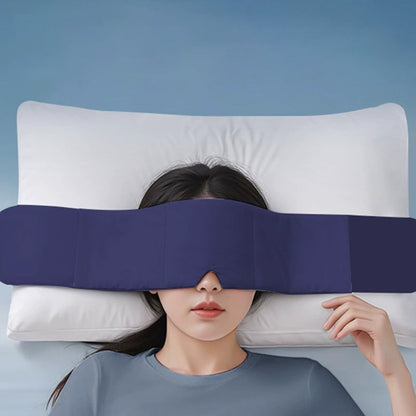 🌙 Maschera per dormire zavorrata reversibile per tutte le stagioni 🖤