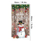 🎄 Copriporta Natalizio Decorativo 🎅 | Stampa HD Vivace di Babbo Natale ✨ | Tessuto in Poliestere Antipiega e Resistente ❄️ | Misura 90×180 cm per Ingresso e Feste 🚪