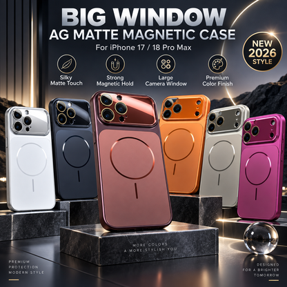 Custodia magnetica opaca sottile e antiurto per smartphone