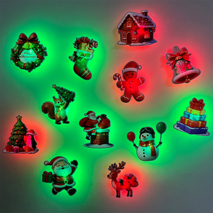 🎄 -50% Adesivi Natalizi LED Luminosi