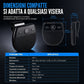 📢📢SCONTO DEL 50%!! ⏰ Paras schermo solare auto Bluetooth vivavoce SP11 con avviamento automatico attivato da vibrazione, supporto A2DP e voce che indica il numero del chiamante
