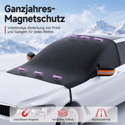 Copertura magnetica per parabrezza auto