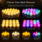 🕯️ Set di 24 candeline LED senza fiamma