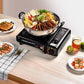 🔥 50% DI SCONTO ORA! 🏕️ Fornello portatile a doppia alimentazione – Compatibile con butano e GPL, potente e perfetto per il campeggio ⛺