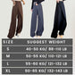 Pantaloni a gamba larga a tutta lunghezza con patchwork irregolare alla moda da donna
