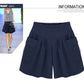 Pantaloncini da Spiaggia Causale da Donna con Elastico in Vita